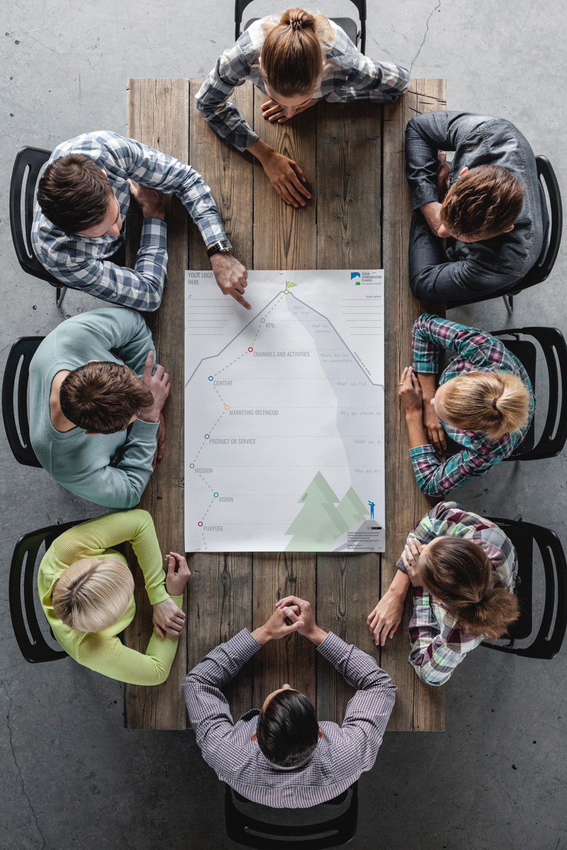 Visual Communication Planner in team